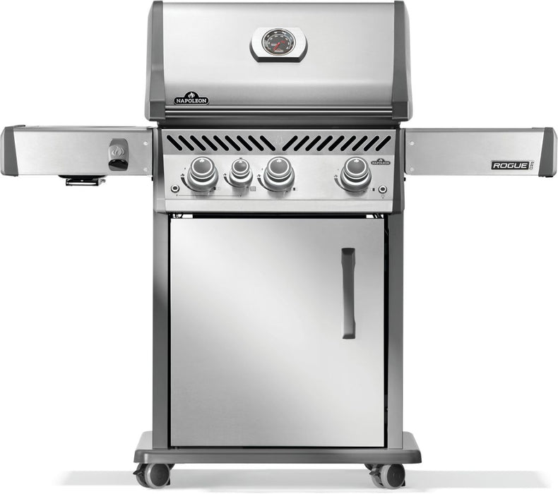 Napoleon Rogue PRO 425 Natural Gas Grill with Infrared Side Burner, Stainless Steel - Napoleon