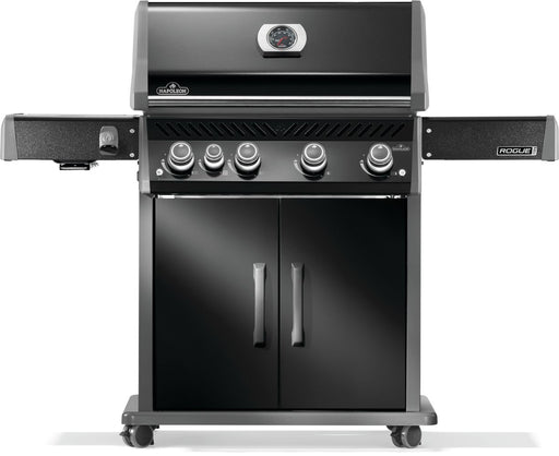 Napoleon Rogue PRO 525 Propane Gas Grill with Infrared Side Burner, Black - Napoleon