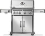 Napoleon Rogue PRO 525 Natural Gas Grill with Infrared Side Burner, Stainless Steel - Napoleon