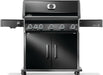 Napoleon Rogue PRO 625 Propane Gas Grill with Infrared Side Burner, Black - Napoleon