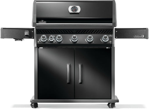 Napoleon Rogue PRO 625 Propane Gas Grill with Infrared Side Burner, Black - Napoleon