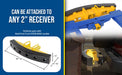 Vestil RPB-2 steel/rubber push bumper-attachment to feature overview 3