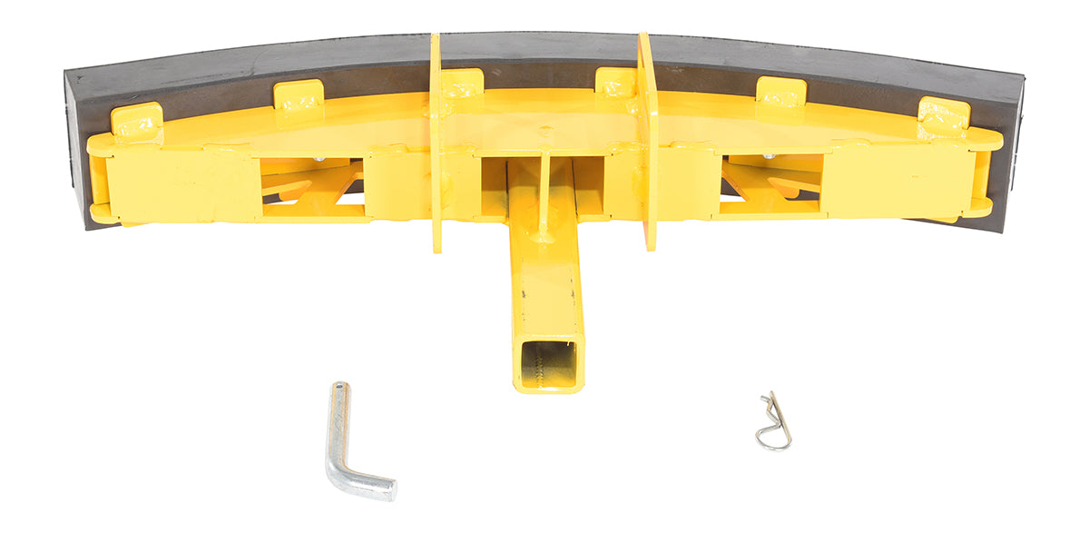Vestil RPB-2 steel/rubber push bumper-attachment to - view 4