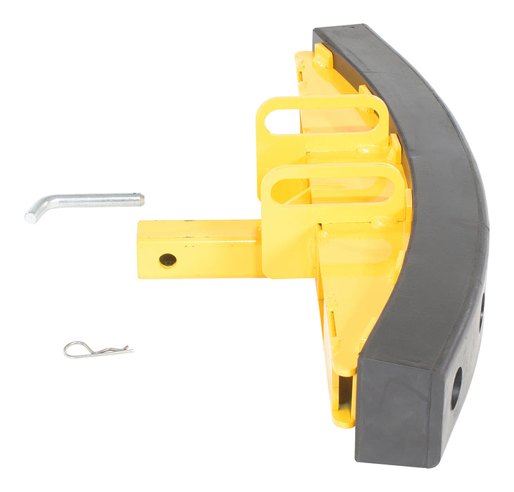 Vestil RPB-2 steel/rubber push bumper-attachment to - view 5