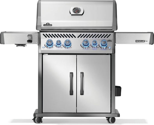 Napoleon Rogue PRO-S 525 Propane Gas Grill with Infrared Side and Rear Burners, Stainless Steel - Napoleon