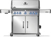 Napoleon Rogue PRO-S 625 Propane Gas Grill with Infrared Side and Rear Burners, Stainless Steel - Napoleon
