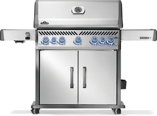 Napoleon Rogue PRO-S 625 Propane Gas Grill with Infrared Side and Rear Burners, Stainless Steel - Napoleon