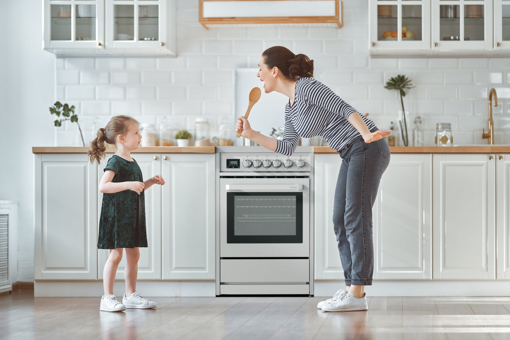 Rangaire 24" Electric Range AirFry Convection Oven Freestanding Stainless Steel RRE241TS