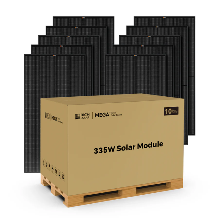 Rich Solar MEGA 335W PRO Premium Grid-tie or Off-grid Solar