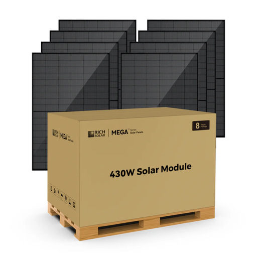 Rich Solar MEGA 430W BIFACIAL Bifacial N-Type Premium 24V
