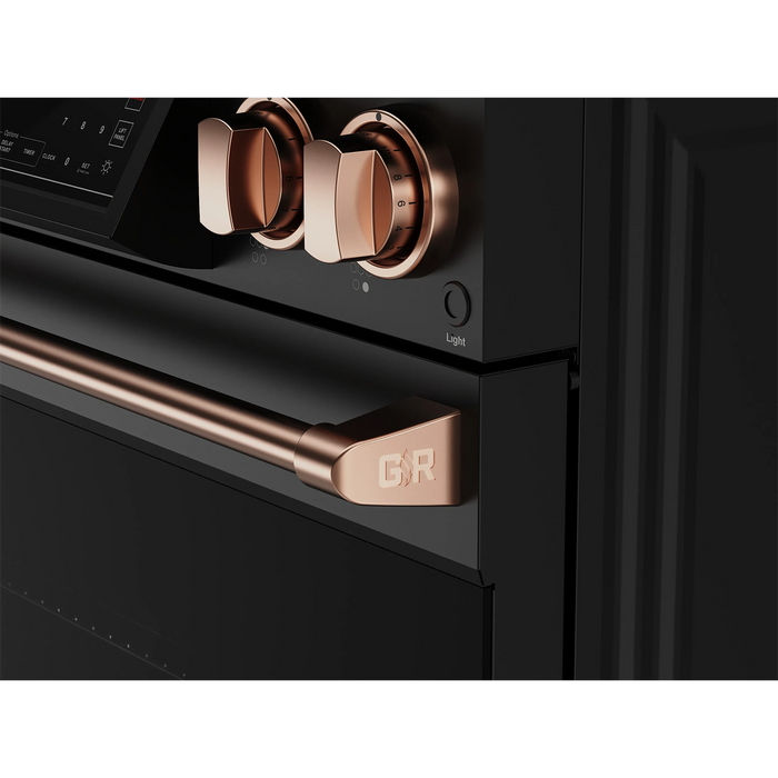 Thor Kitchen Gordon Ramsay Series 30-Inch Professional Electric Range with Tilt Panel Touch Control in Black with Rose Gold Trim (RSE30B-RSG) Thor Kitchen