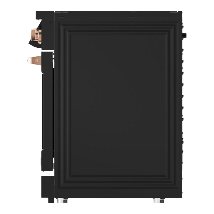 Thor Kitchen Gordon Ramsay Series 30-Inch Professional Electric Range with Tilt Panel Touch Control in Black with Rose Gold Trim (RSE30B-RSG) Thor Kitchen