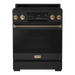 Thor Kitchen Gordon Ramsay Series 30-Inch Professional Gas Range with Tilt Panel Touch Control in Black with Bronze Trim (RSG30B-BRZ) Thor Kitchen