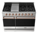Thor Kitchen Gordon Ramsay Series 48-Inch Professional Gas Range with Double Oven in Stainless Steel with Rose Gold Trim (RSG48E-RSG) Thor Kitchen