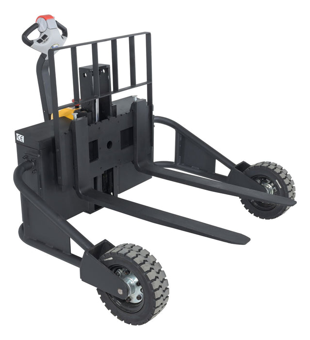Vestil RT-EPT-2-48 Steel Rough Terrain Electric Pallet Truck DC Powered AC Drive Motor 48 in. Inside Width 2,000 lb. Capacity