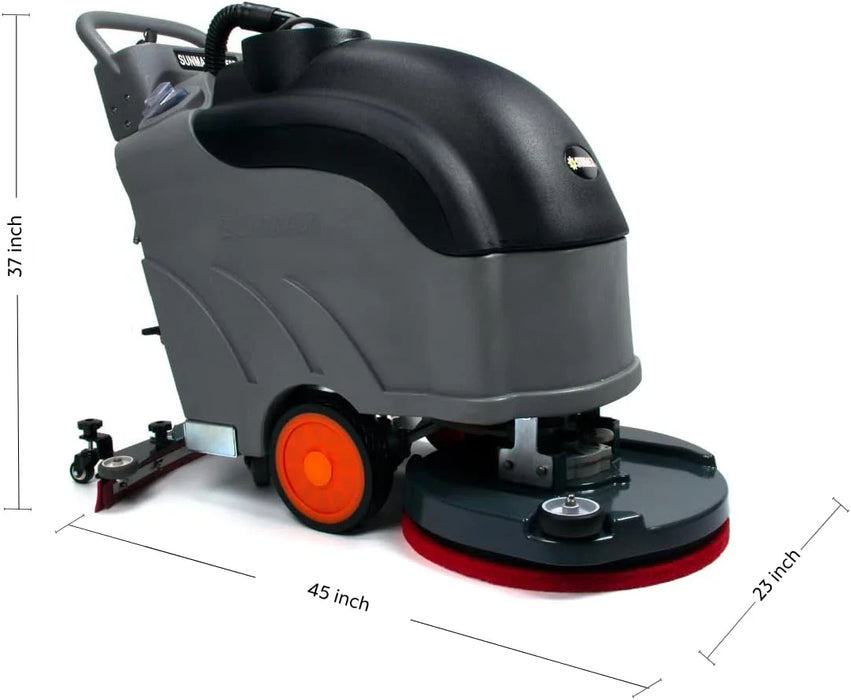 SANITMAX Self-Propelled Floor Scrubber RT50D– 22" Cleaning Path, Automatic Forward/Reverse Drive with Adjustable... - View 9