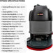 SANITMAX Self-Propelled Floor Scrubber RT50D– 22" Cleaning Path, Automatic Forward/Reverse Drive with... - Lifestyle View