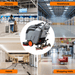 SANITMAX RT50DW 28" Dual Brushes Self-Propelled Floor Scrubber Dryer Machine - Installation View