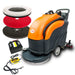 SUNMAX 22" Battery-Powered Floor Scrubber Machine | RT50+ Lithium Warehouse Floor Cleaner