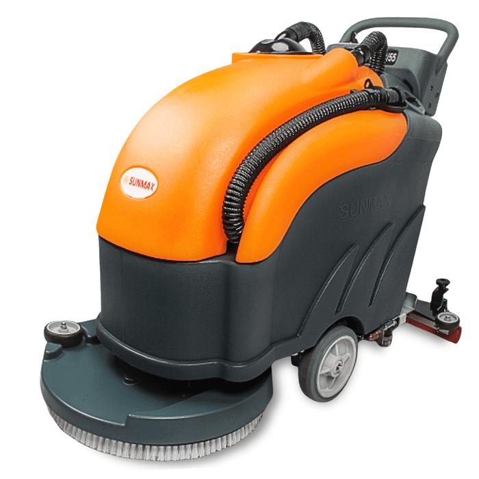 RT50 Walk-Behind Floor Scrubber – 22" Battery-Powered Commercial Floor Cleaning Machine, 14.5-Gal Recovery Tank, for Warehouse, School & Hospital