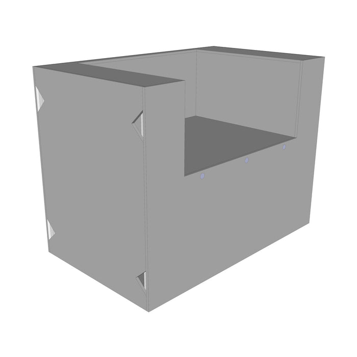 CABINET FOR KAMADO or POWER BURNER for Outdoor Kitchen | 36"-48" Wide | 29" Deep | 36" Tall