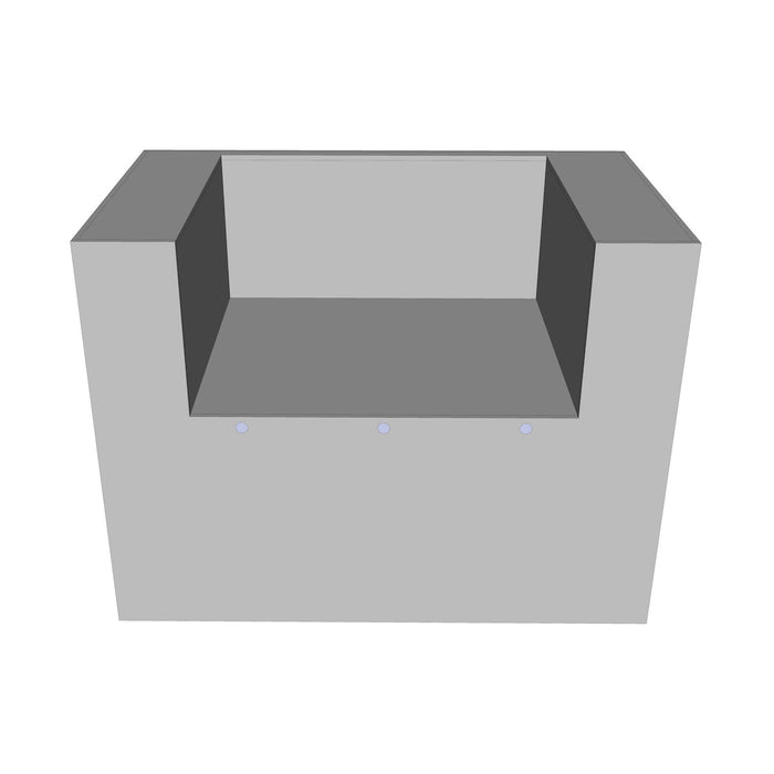 CABINET FOR KAMADO or POWER BURNER for Outdoor Kitchen | 36"-48" Wide | 29" Deep | 36" Tall