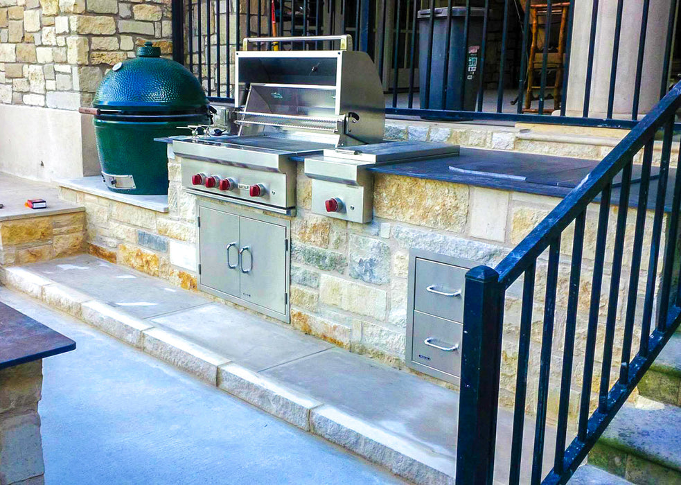 APPLIANCE CABINET for Outdoor Kitchen | W: 6” to 72” | H: 36”(STD) or 31”(ADA) | D: 29”