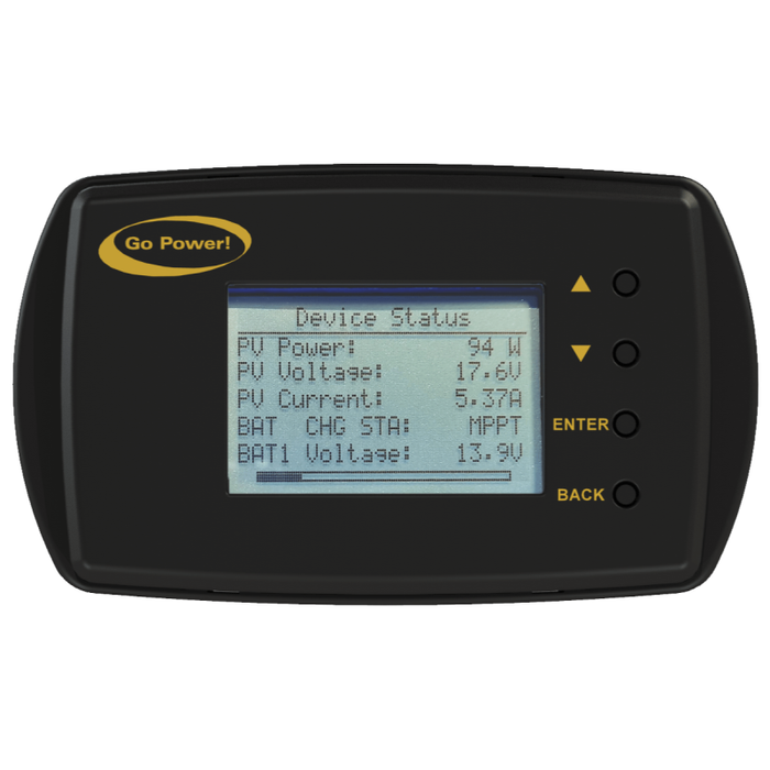 Go Power! Bluetooth-Enabled MPPT Remote