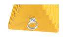 Vestil RWC-8-YL rubber wheel chock with eye bolt - view 4