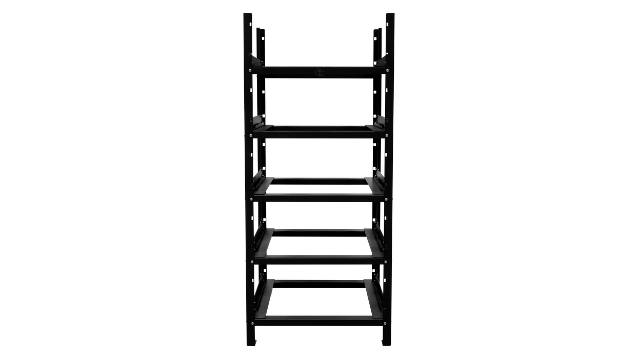 Eneramp 48V Battery Rack Assembled without Batteries - Front