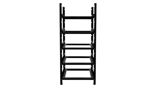 Eneramp 48V Battery Rack Assembled without Batteries - Front