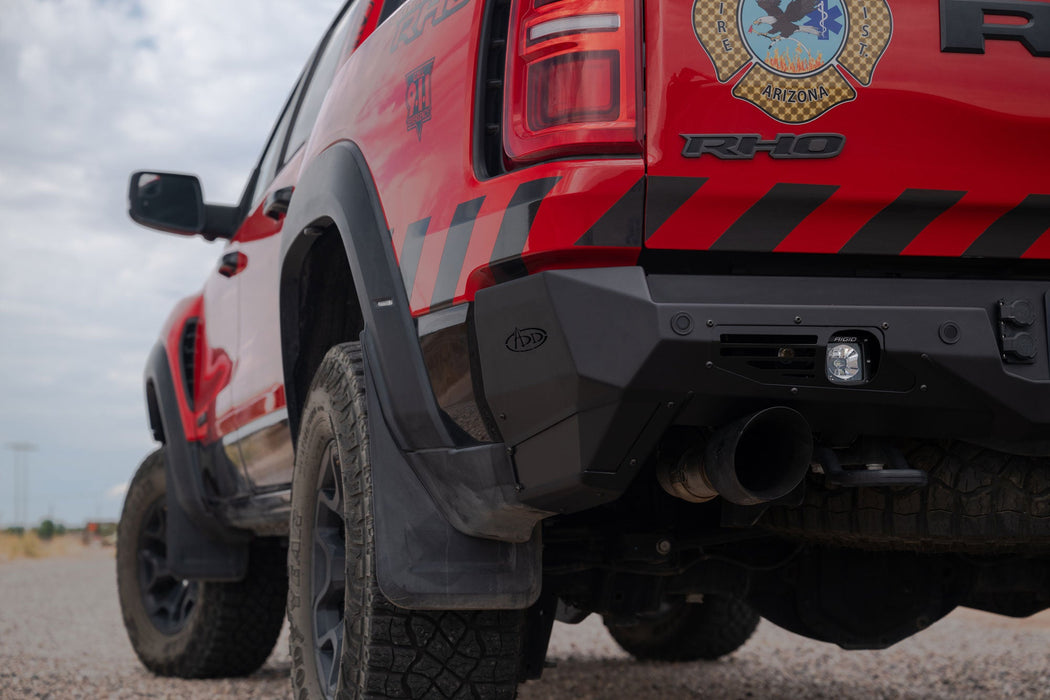 Addictive Desert Designs 2025 Ram RHO Bomber Rear Bumper – on the trail, image 12 of 16