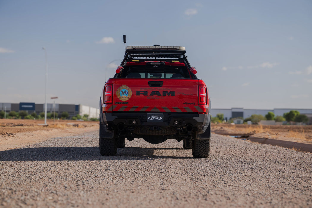 Addictive Desert Designs 2025 Ram RHO Stealth Fighter Rear Bumper – on the trail, image 14 of 14