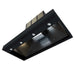 Forno Ambassador 48-inch range hood in black blower motor housing