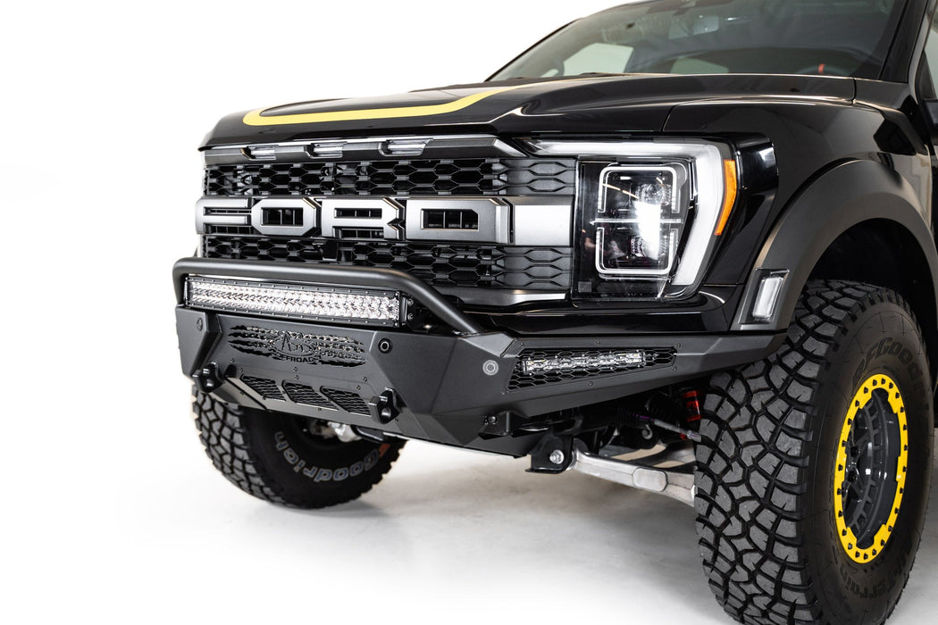 Addictive Desert Designs 2022-2026 Ford F-150 Raptor/Raptor R HoneyBadger Front Bumper w/ Top Hoop – image 3 of 9