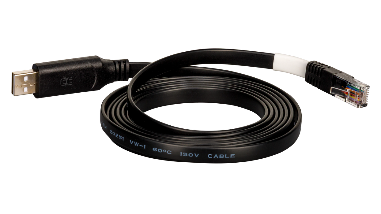 High quality photo of the EG4 - EG4SPRS485RWCLPLL - USB Read/Write Cable - Front View. Photographed by Current Connected