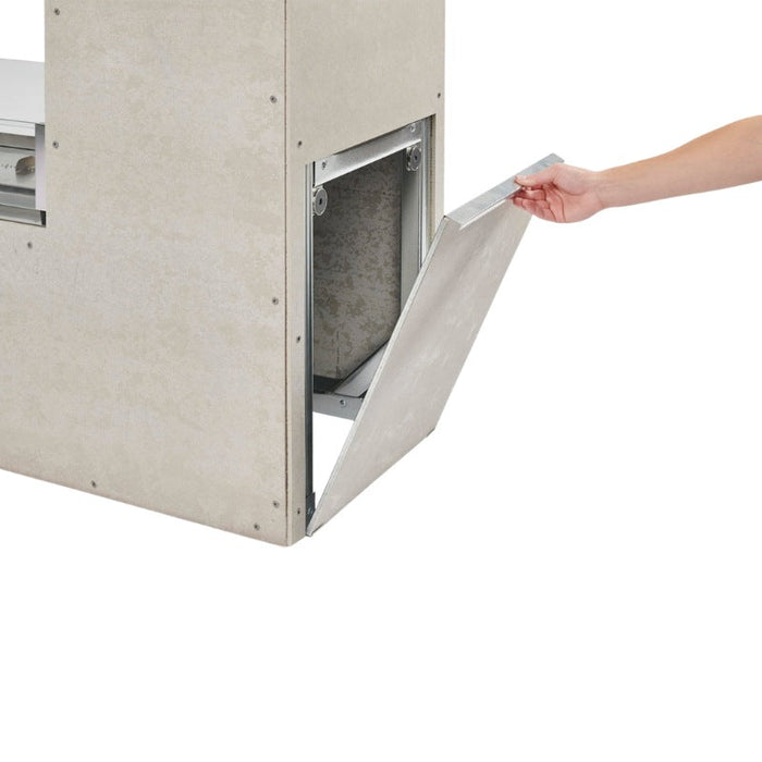 The Outdoor Greatroom Ready-to-Finish See Through Outdoor Fireplace