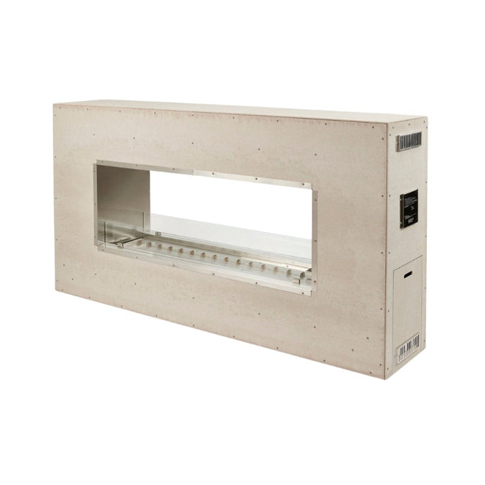 The Outdoor Greatroom Ready-to-Finish See Through Outdoor Fireplace