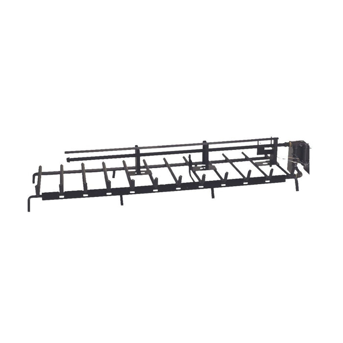 Real Fyre EPIC See Thru Vented Gas Burner - Side View