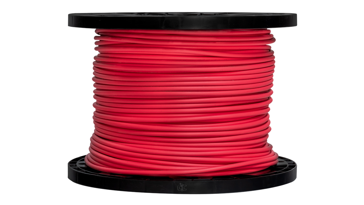 10 AWG Solar PV Cable, Bulk 500Ft Spool of 103 Strand Red or Black XLP PV Wire, RHW-2 and USE-2 Applications - Urban Supply Inc