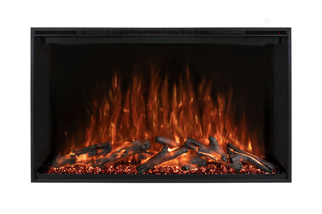 Redstone 54" Built In Electric Firebox Insert - angle view