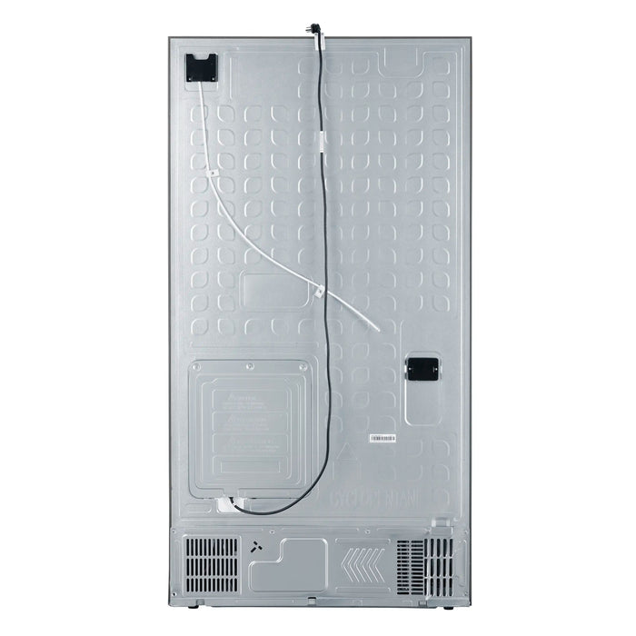 Forno Aosta 36-inch French Door Refrigerator with 22.4 Cu. Ft. External Water Dispenser & Freezer Automatic Ice Maker in Stainless Steel (FFFFD1866-36SB)