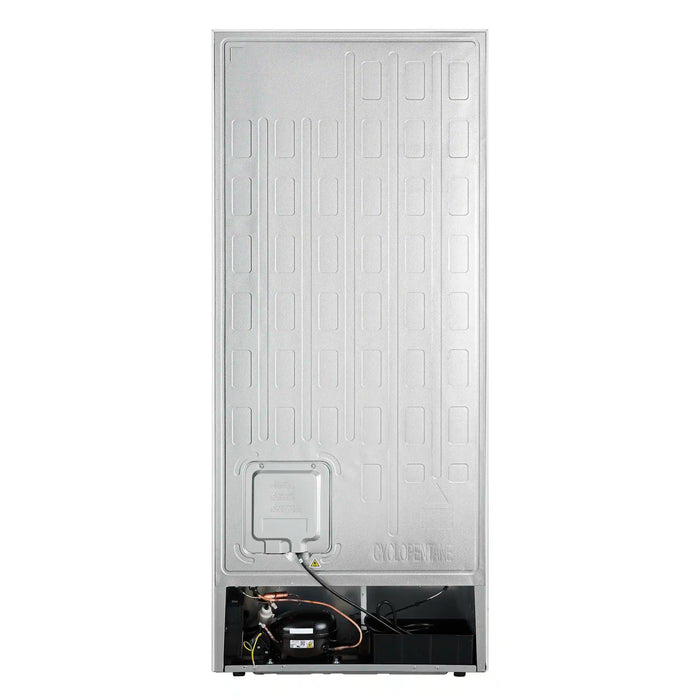 Forno Maderno 28-Inch Built-In 13.6 Cu.Ft. Convertible Refrigerator in White with Antique Brass Handle, Left Swing with Decorative Grille (FFFFD1722-32LMG-WHT)