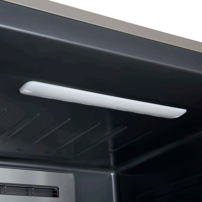 Forno Fortezza 60-Inch Built-In Convertible Refrigerator and Freezer in Stainless Steel with Grille Trim and Ice Maker (FFFFD1738-60SG)