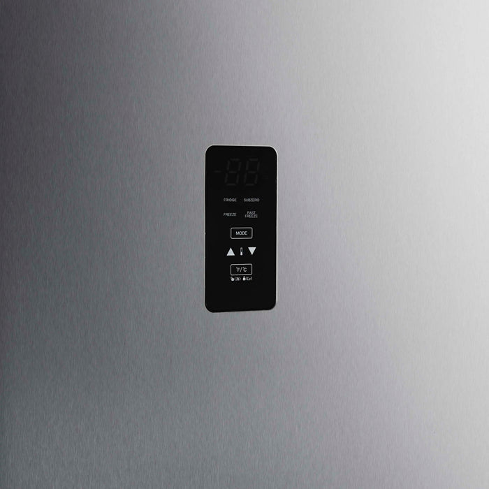 Forno Fortezza 60-Inch Built-In Convertible Refrigerator and Freezer in Stainless Steel with Modern Trim and Ice Maker (FFFFD1738-60MG)