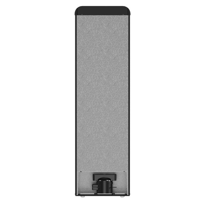 Forno Storico 22-Inch 9 Cu.Ft. Retro Bottom Freezer Refrigerator in Black with Copper-Tone Handle (FFFFD1745-22BLK)