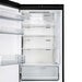 Forno Custodia 24-inch refrigerator in black handle and finish close-up