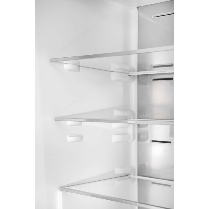 Forno Custodia 24-inch refrigerator in black interior shelving detail