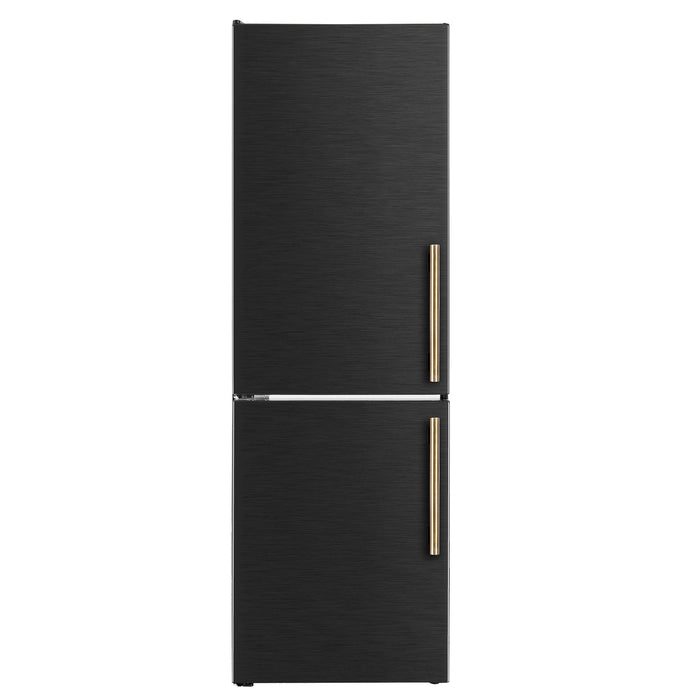 Forno Custodia 24-inch refrigerator in black front view