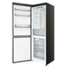 Forno Custodia 24-inch refrigerator in black right angled view with the door open